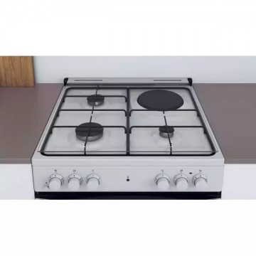 Indesit IS67M4KHW/E Κουζίνα 73lt με Εστίες Υγραερίου & Ρεύματος Π60εκ. Λευκή Indesit IS67M4KHW/E Κουζίνα 73lt με Εστίες Υγραερίου & Ρεύματος Π60εκ. Λευκή